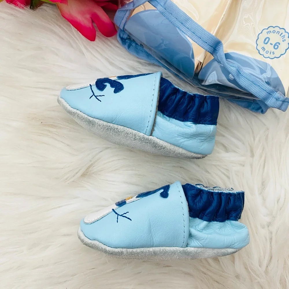Robeez Baby Snowman Moccasins